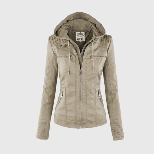 KAROLINE™ Stylowa i unikalna skórzana kurtka